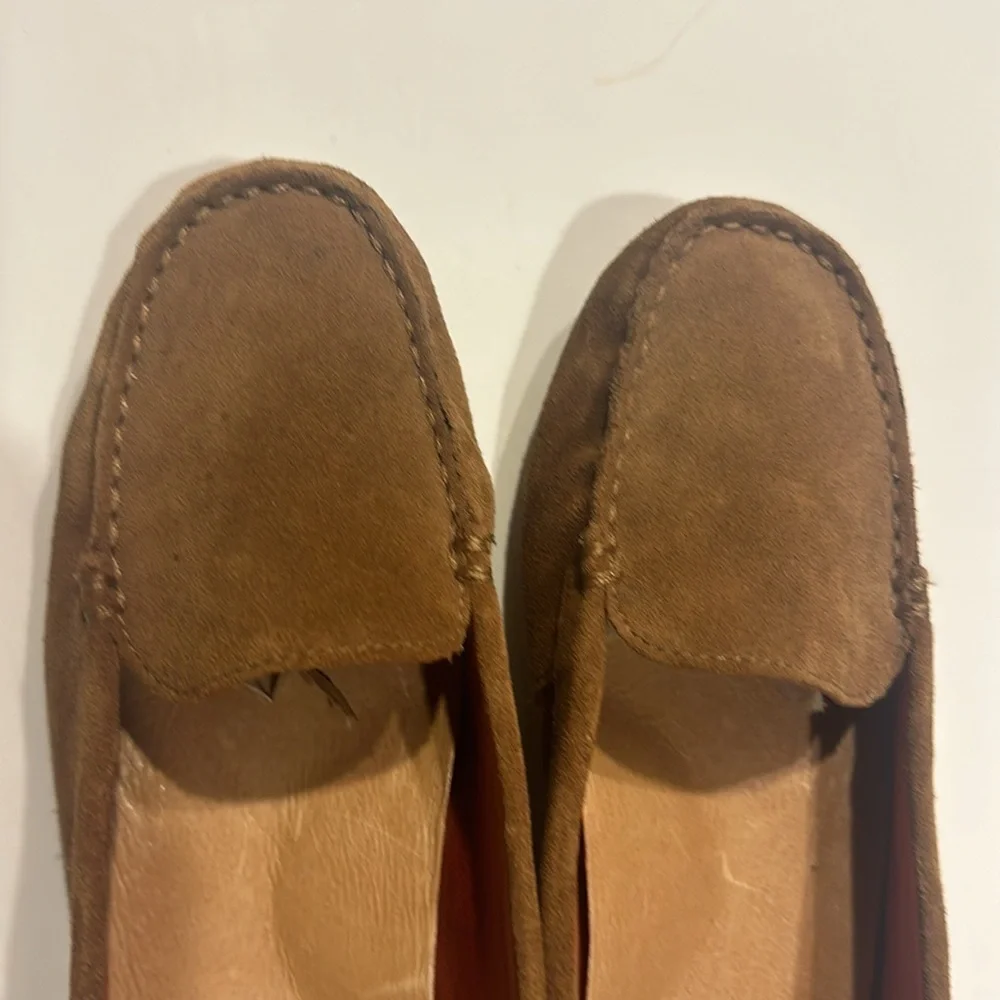 UGG Milana II chestnut suede loafer flats drivers w grippy comfortable bottoms